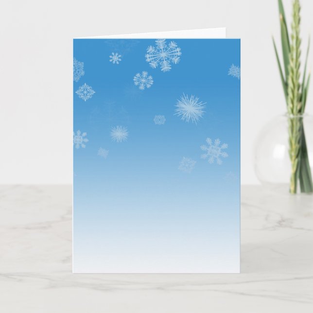 Snowfall Holiday Card (Front)