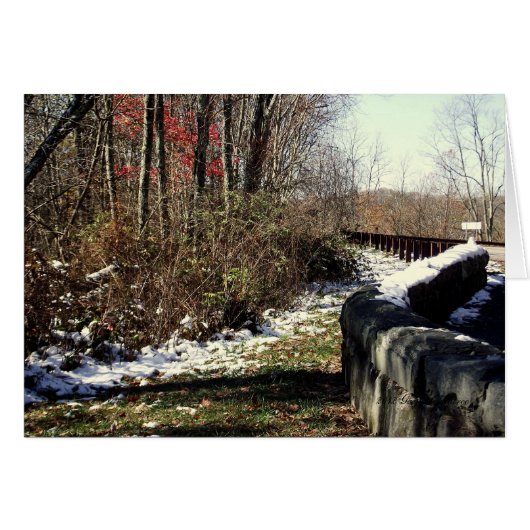 Snowfall on the Cherohala Cards (Front Horizontal)
