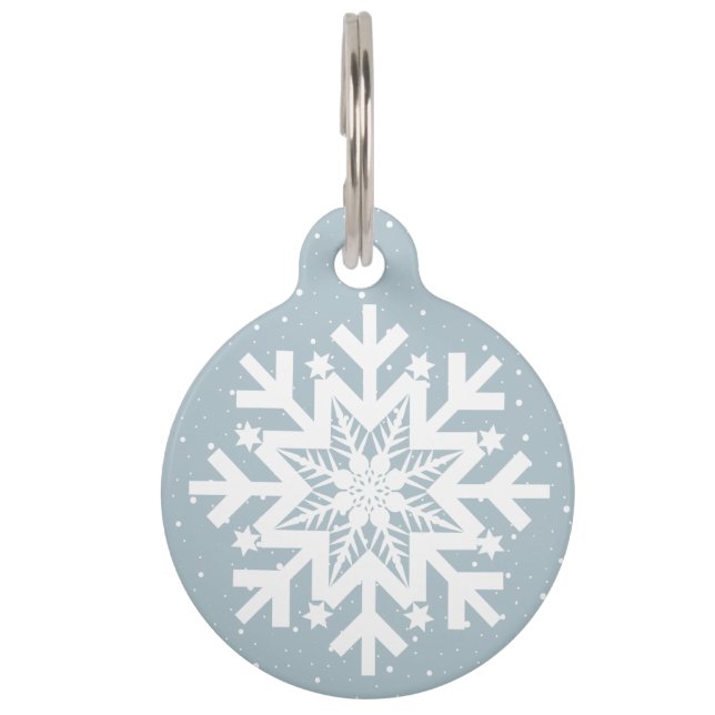 snowfall pet ID tag (Front)