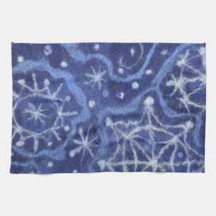 Snowfall Snowflakes Snow Flakes Flurry New Year Towel