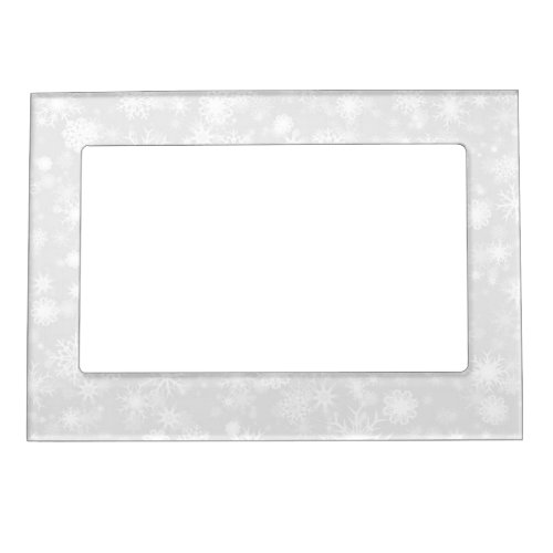 Snowfall White Magnetic Frame