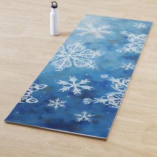 Snowfall Yoga Mat