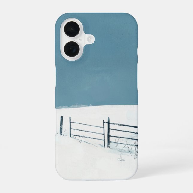Snowfield Geometry iPhone Case (Back)