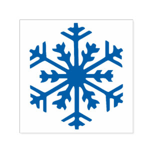 Snowflake 2 of 6 self-inking stamp