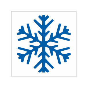 Snowflake 3 of 6 self-inking stamp