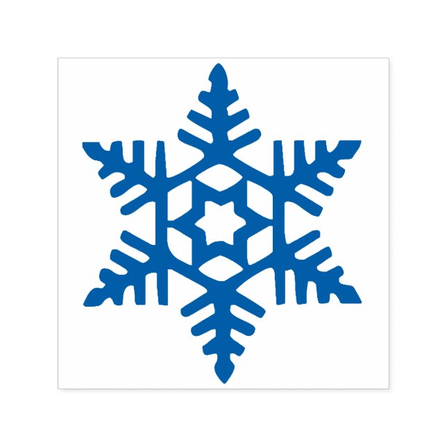Snowflake 4 of 6 self-inking stamp (Design)