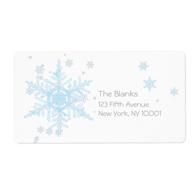 snowflake 5 label (Front)