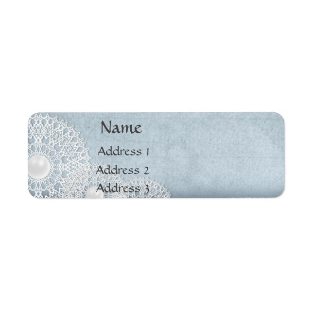 Snowflake address label (Front)