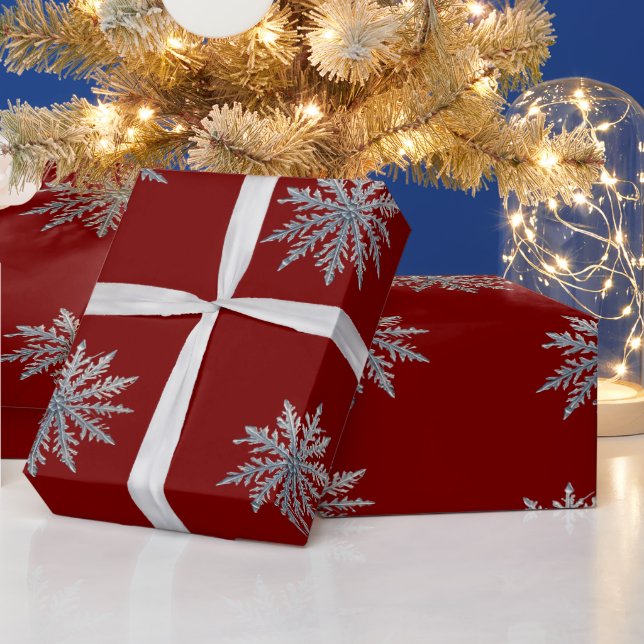 Snowflake ai art wrapping paper (Holidays)