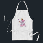 Snowflake Angel Adult Apron<br><div class="desc">Cute Snowflake Angel in shades of purple and pink. A delightful Christmas or Hanukkah winter design for the young ladies.</div>