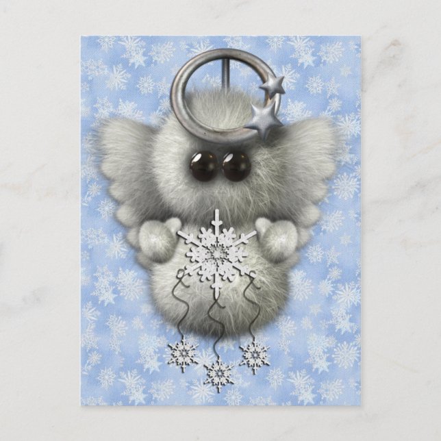 Snowflake Angels Holiday Postcard (Front)