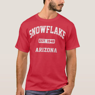 Snowflake Arizona AZ vintage state Athletic style  T-Shirt