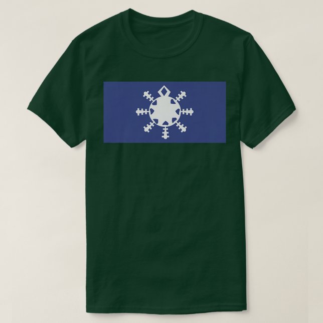 Snowflake Arizona Flag  T-Shirt (Design Front)