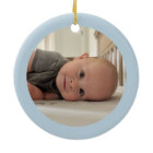 Snowflake Baby First Christmas Photo