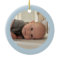 Snowflake Baby First Christmas Photo