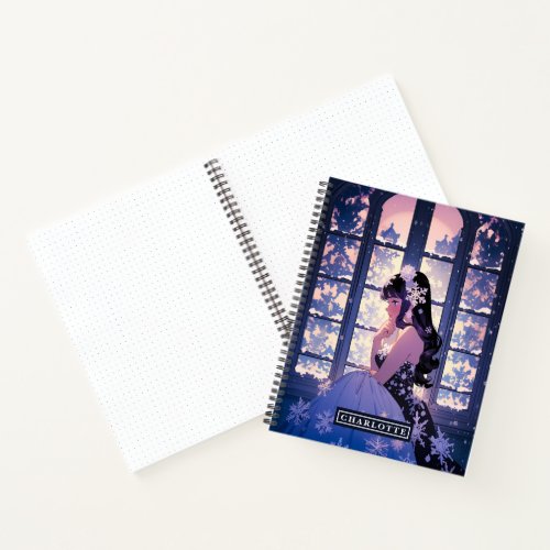 Snowflake Beauty  Personalized Notebook