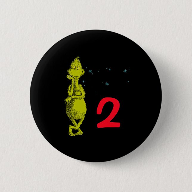 Snowflake Birthday Baby  Button (Front)