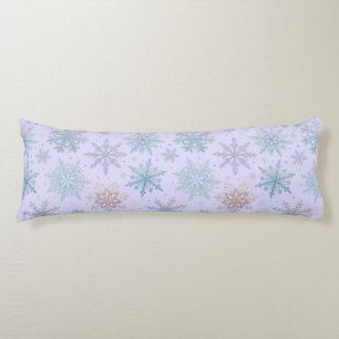 “Snowflake Body Pillow" Pillow