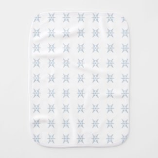 Snowflake Burp Cloth