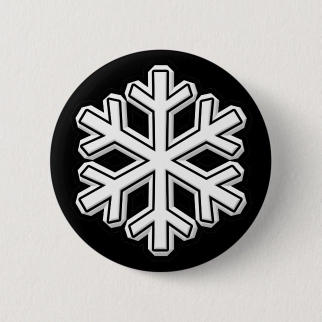 Snowflake Button (Front)