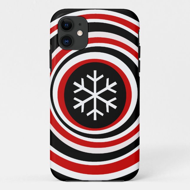 Snowflake Case-Mate iPhone Case (Back)