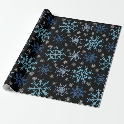 Snowflake Central Wrapping Paper