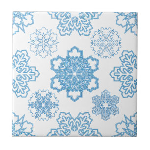 Snowflake Ceramic Tile