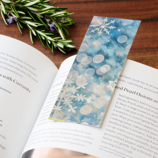 Snowflake Christmas Bookmark - Festive Holiday Gif