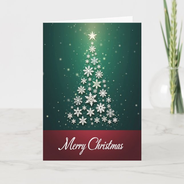 Snowflake Christmas Card (Front)