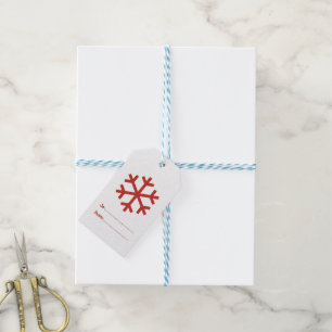Snowflake Christmas Gift Tags