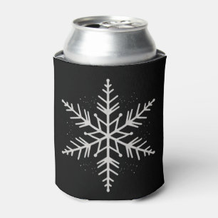 Snowflake Christmas Holiday Party Winter Gift Can Cooler