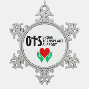 Snowflake Christmas Ornament Pewter