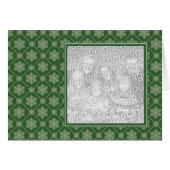 Snowflake Christmas Photo Greeting Cards (Front Horizontal)