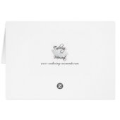 Snowflake Christmas Photo Greeting Cards (Back Horizontal)