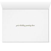 Snowflake Christmas Photo Greeting Cards (Inside Horizontal (Bottom))