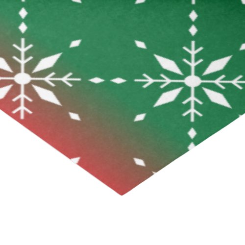 Snowflake Christmas Stripe Tissue Paper