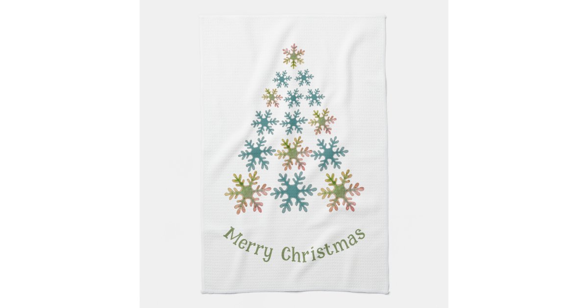Black White Buffalo Plaid Snowman Xmas Trees Christmas Kitchen Towels Dish  Towel