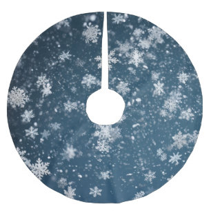 Snowflake Christmas Tree Skirt