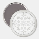 Snowflake Circle Magnet