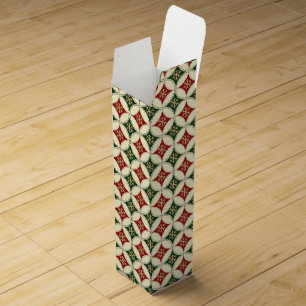 Snowflake Circles 4-WINE GIFT BOX