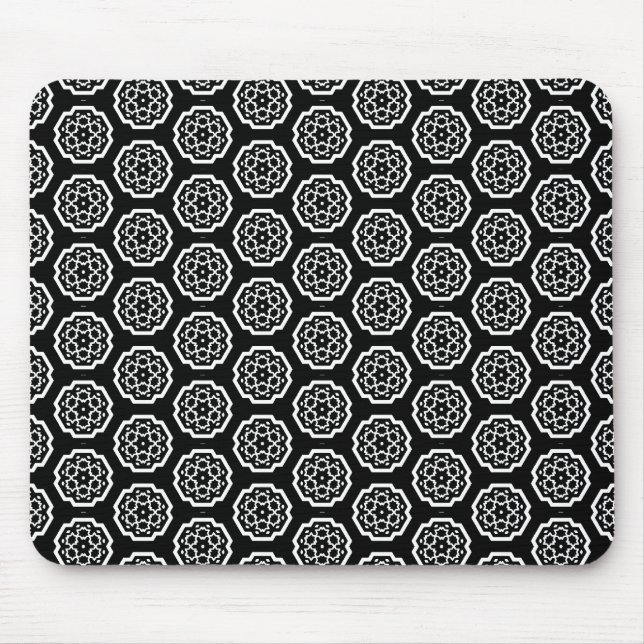 Snowflake Constellation v2 Mouse Pad (Front)