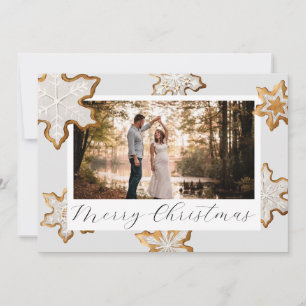 Snowflake Cookie Christmas Card