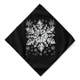 Snowflake Costume Winter Christmas Matching Mens W Bandana