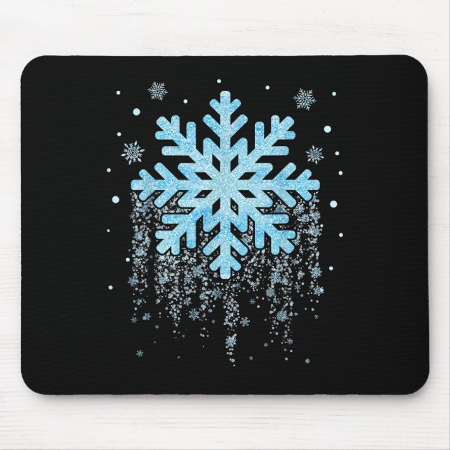 Snowflake Costume Winter Christmas Matching Mens W Mouse Pad (Front)