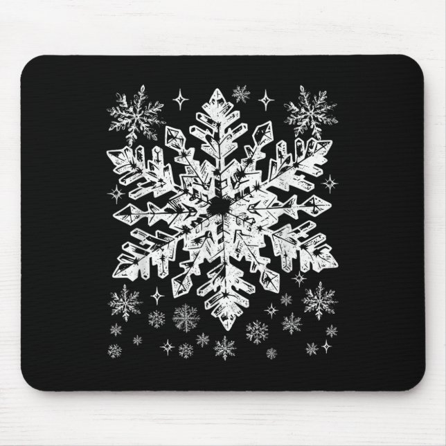 Snowflake Costume Winter Christmas Matching Mens W Mouse Pad (Front)