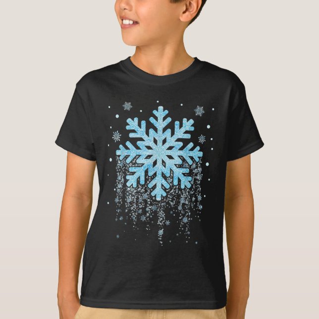 Snowflake Costume Winter Christmas Matching Mens W T-Shirt (Front)
