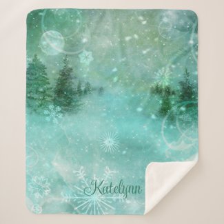 Snowflake Cozy Winter Personalized Name