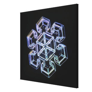 Snowflake Crystal 3 Canvas Print