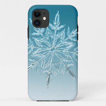 Snowflake Crystal Iphone 11 Case by Theraven14 at Zazzle