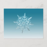 Snowflake Crystal Postcard at Zazzle